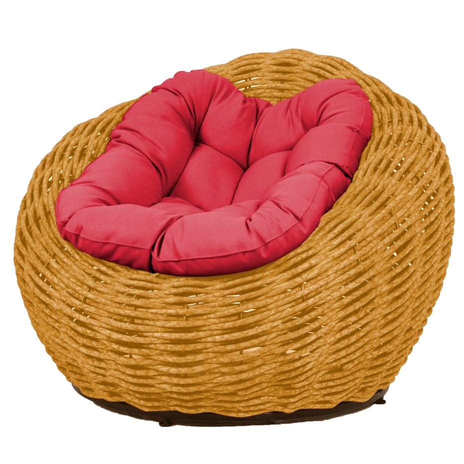 Кресло-гнездо плетеное DeckWOOD Nest (песочный)