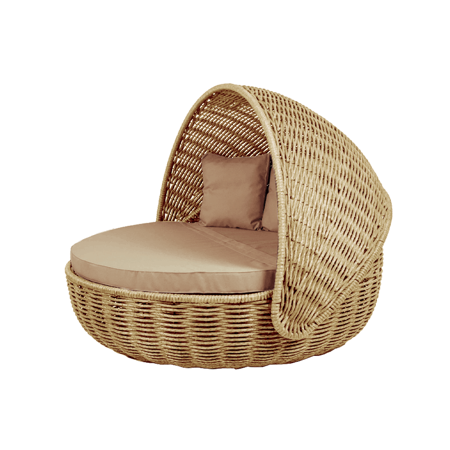 Беседка-кровать NestBed с откидным верхом DeckWOOD (песочный)