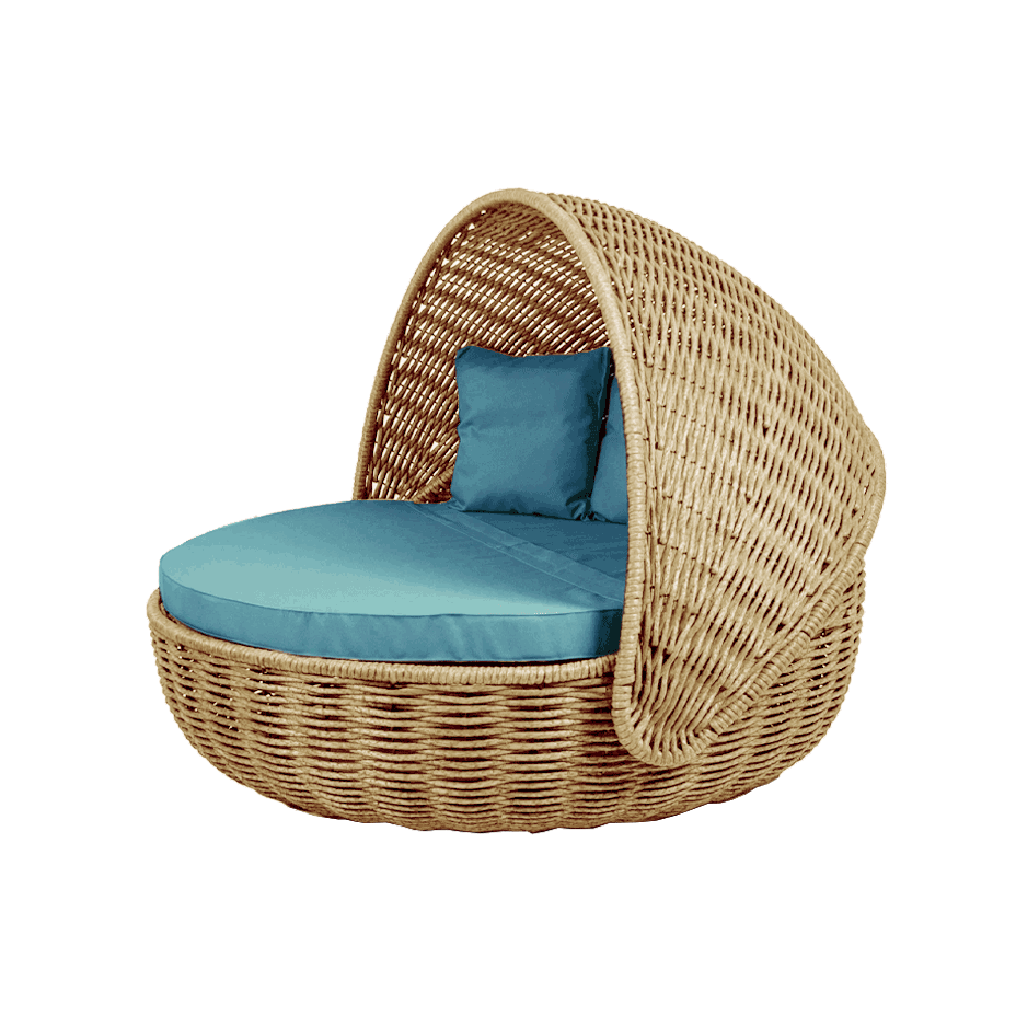 Беседка-кровать NestBed с откидным верхом DeckWOOD (песочный)