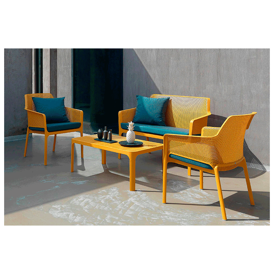 NET RELAX, лаунж-кресло (senape/горчица)