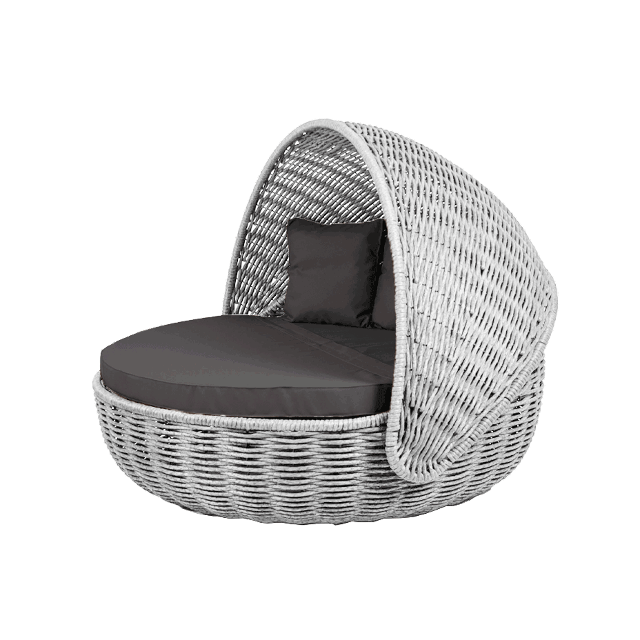 Беседка-кровать NestBed с откидным верхом DeckWOOD (белый)