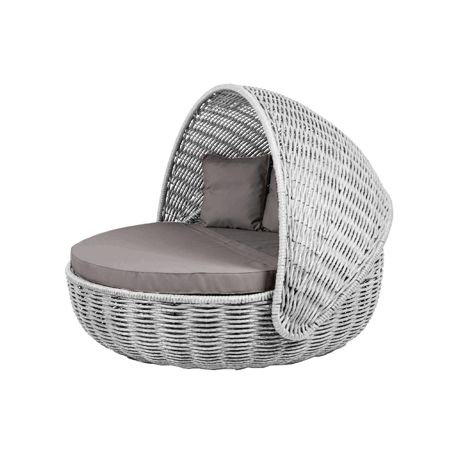 Беседка-кровать NestBed с откидным верхом DeckWOOD (белый)
