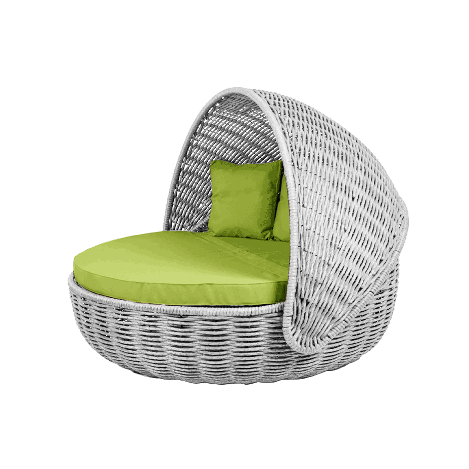 Беседка-кровать NestBed с откидным верхом DeckWOOD (белый)