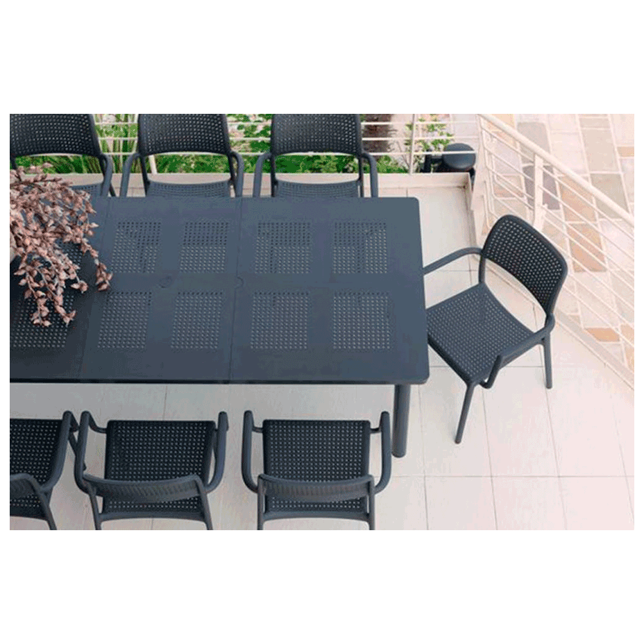 BORA, кресло пластиковое (antracite/антрацит)