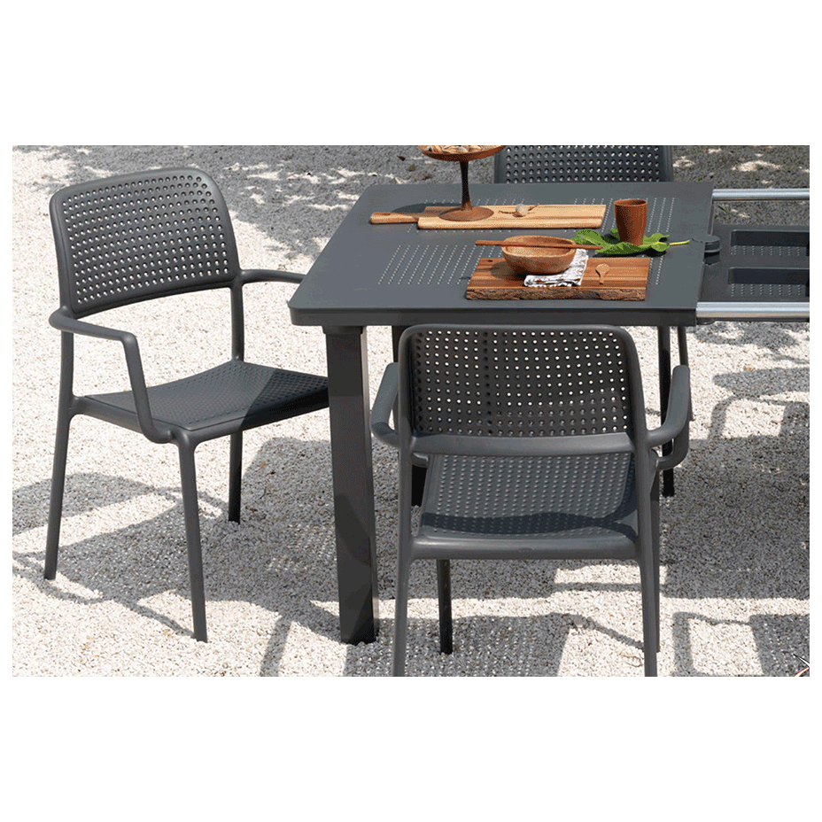 BORA, кресло пластиковое (antracite/антрацит)