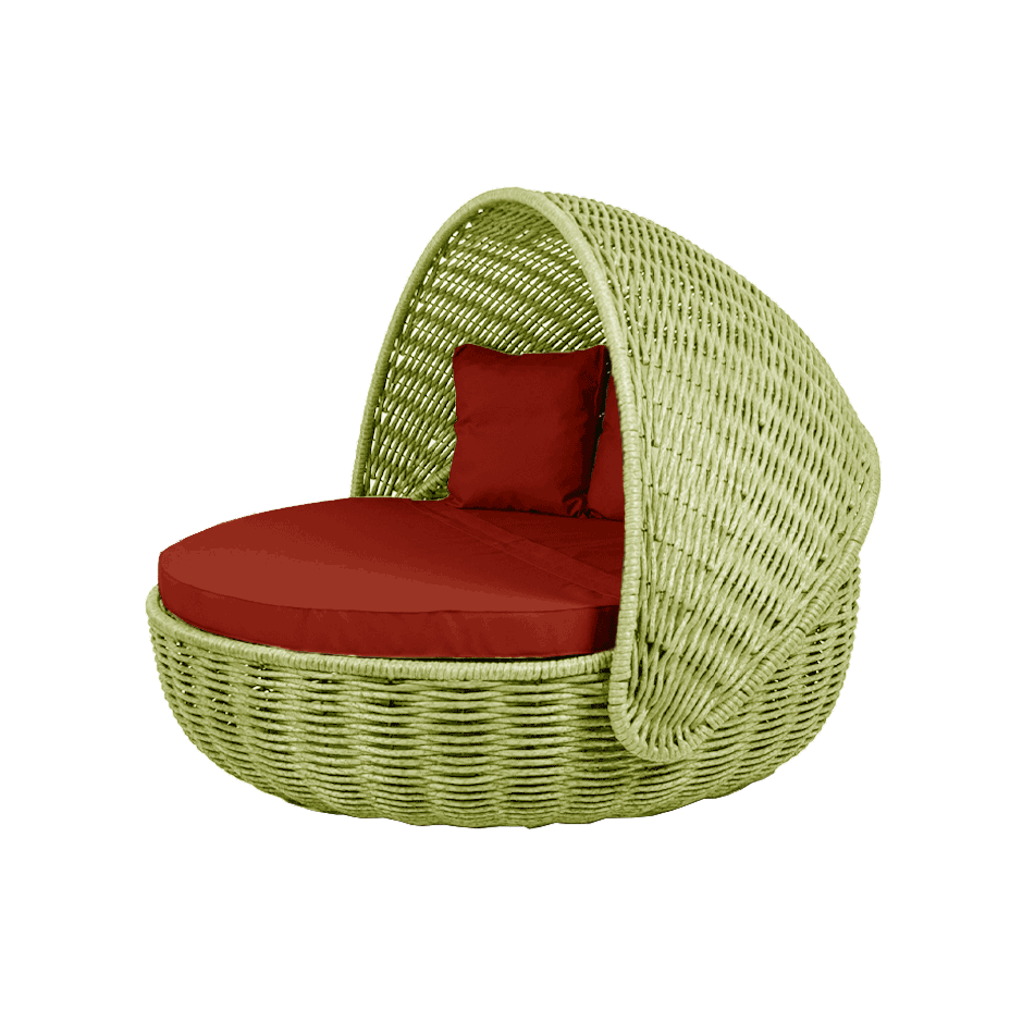 Беседка-кровать NestBed с откидным верхом DeckWOOD (салатовый)