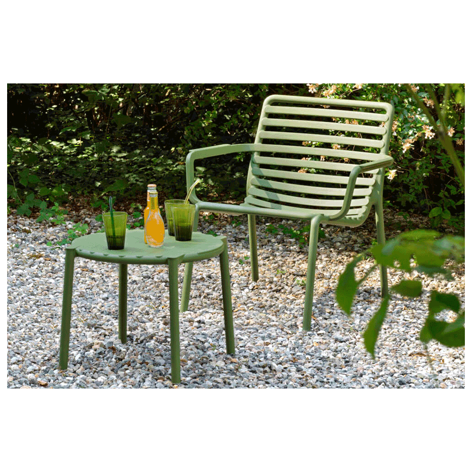 DOGA RELAX, лаунж-кресло пластиковое (agave/агава)