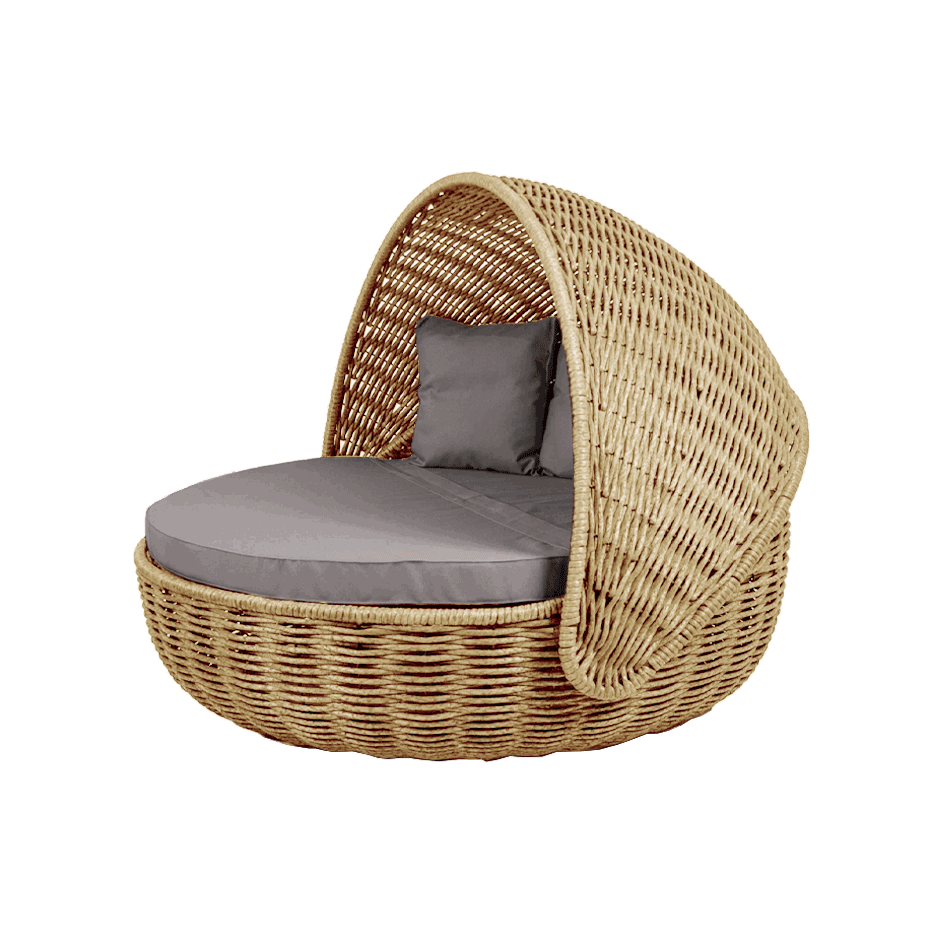 Беседка-кровать NestBed с откидным верхом DeckWOOD (песочный)