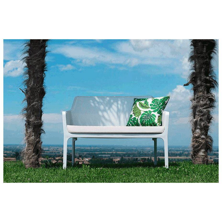 NET BENCH, скамья пластиковая (bianco/белый)