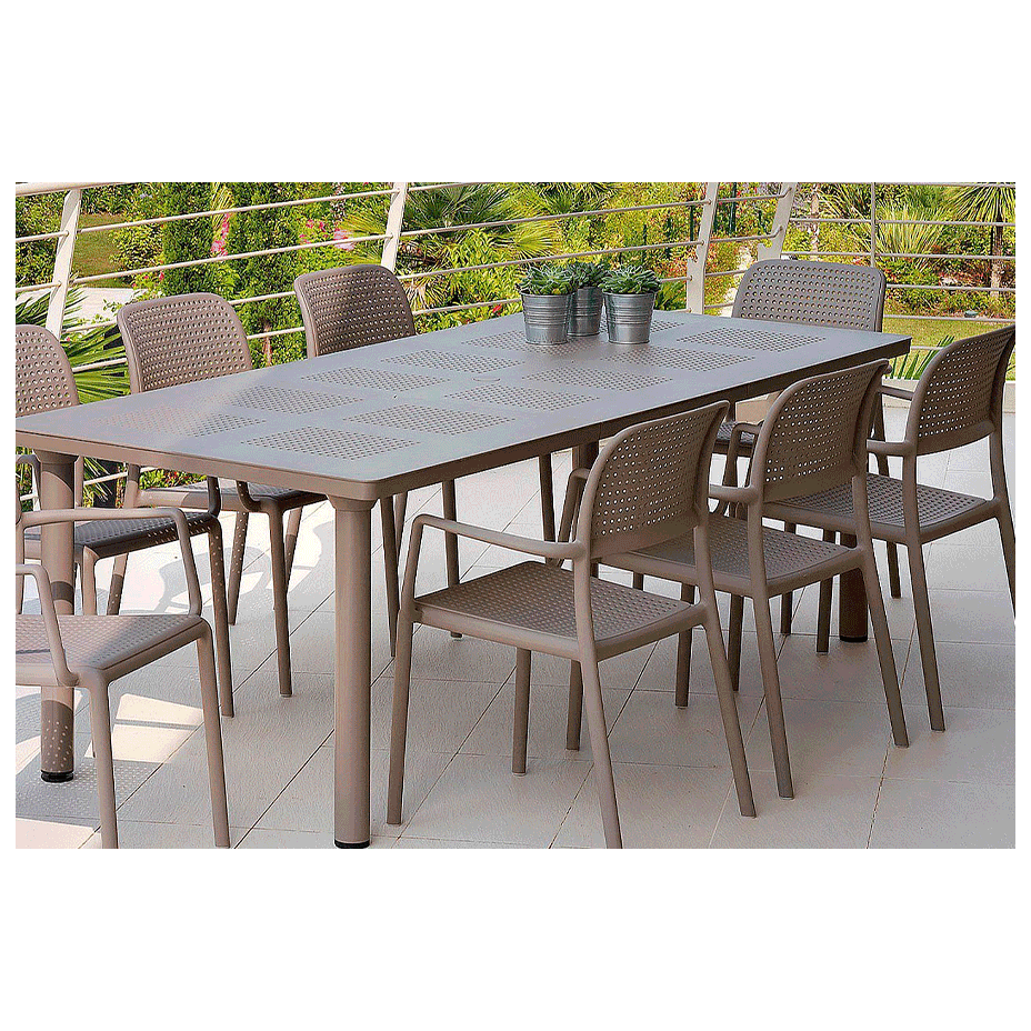 BORA, кресло пластиковое (tortora/тортора)