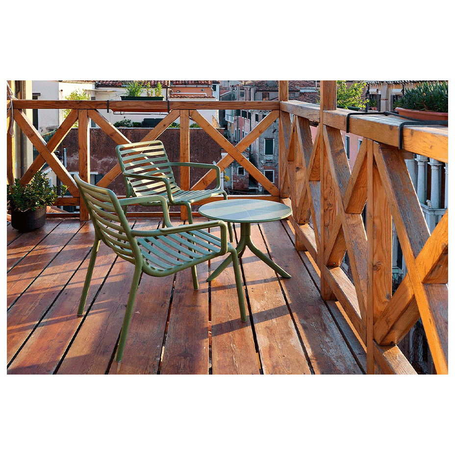 DOGA RELAX, лаунж-кресло пластиковое (agave/агава)