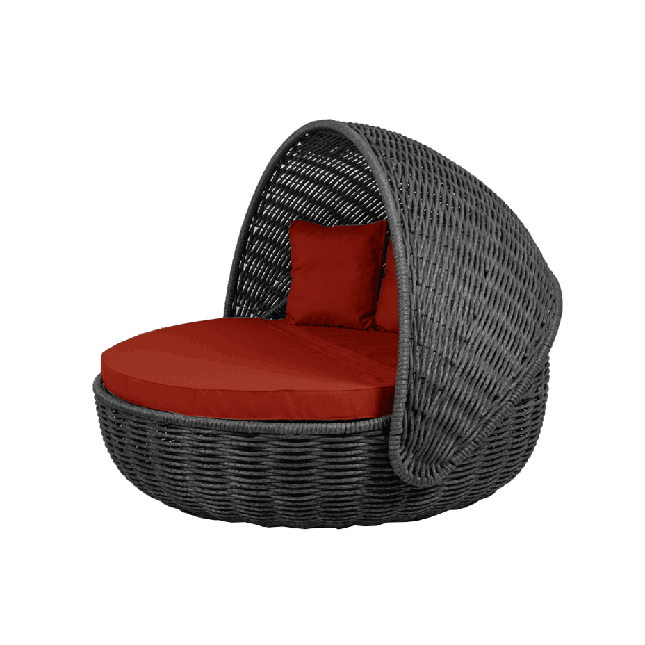 Беседка-кровать NestBed с откидным верхом DeckWOOD (черный)