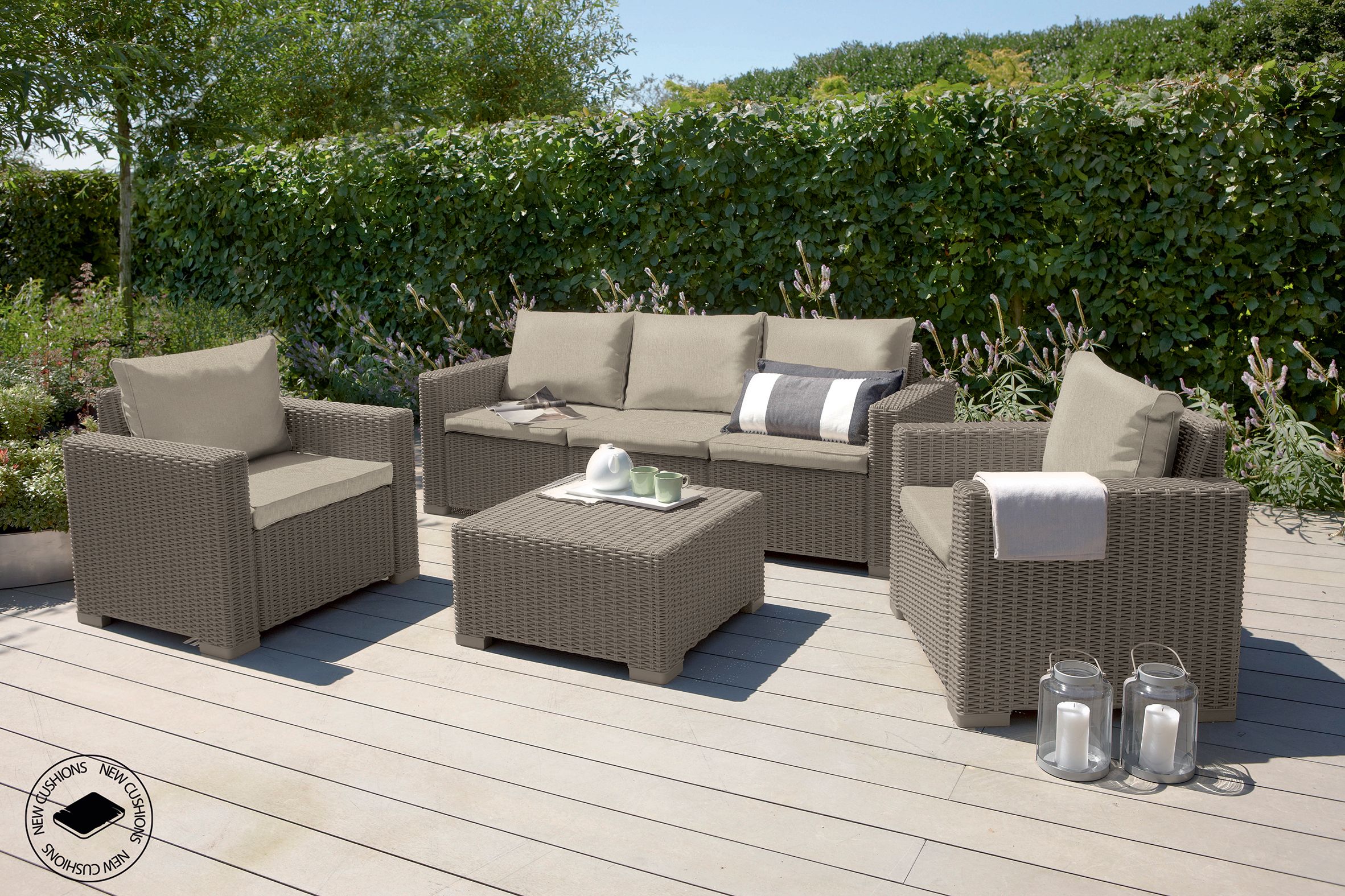 CALIFORNIA 3 SEATER SET, комплект мебели