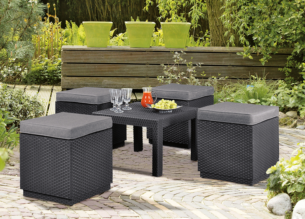 CUBE WITH CUSHION, пуф с подушкой