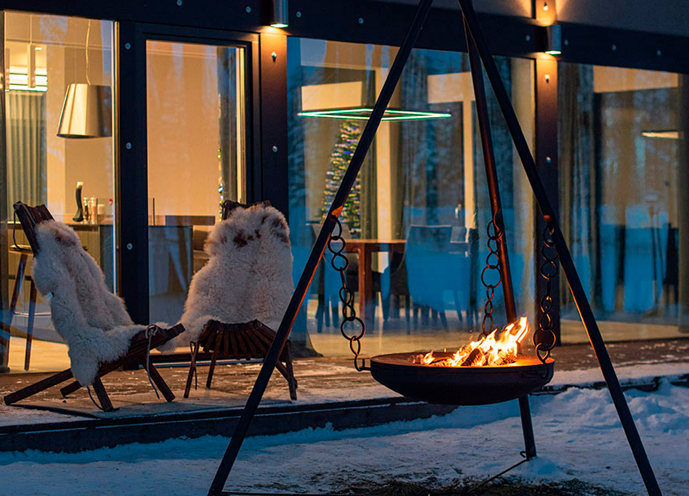 Чугунная чаша на треноге PREMIUM X-серия