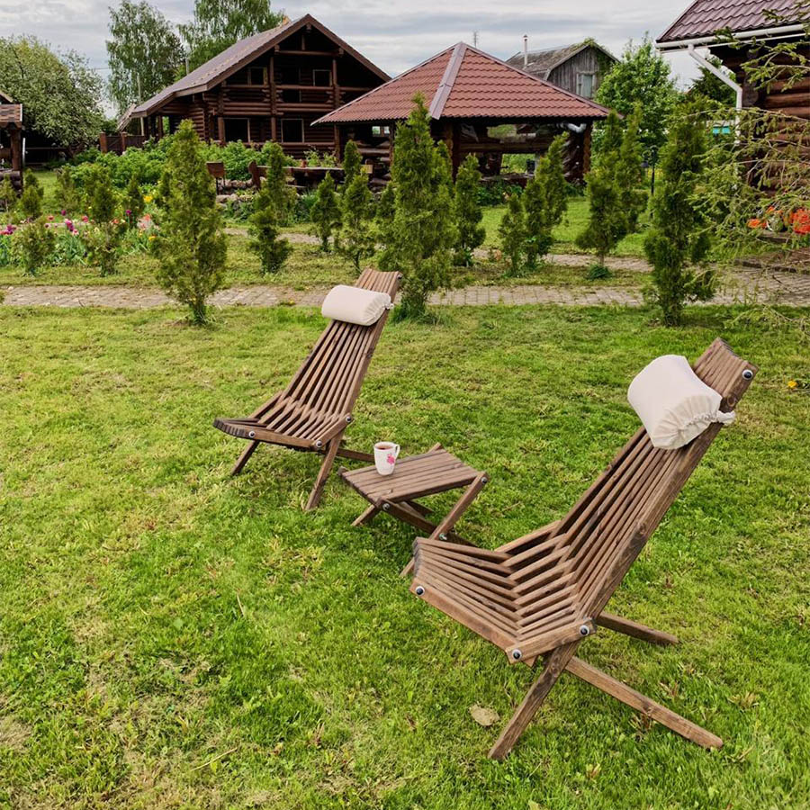 Набор деревянной мебели RELAX, 2 кресла + столик