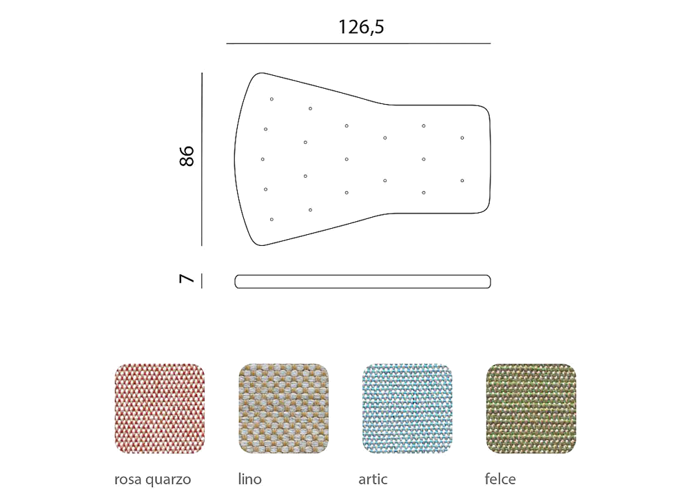 CUSCINO FOLIO COMFORT, подушка для кресла