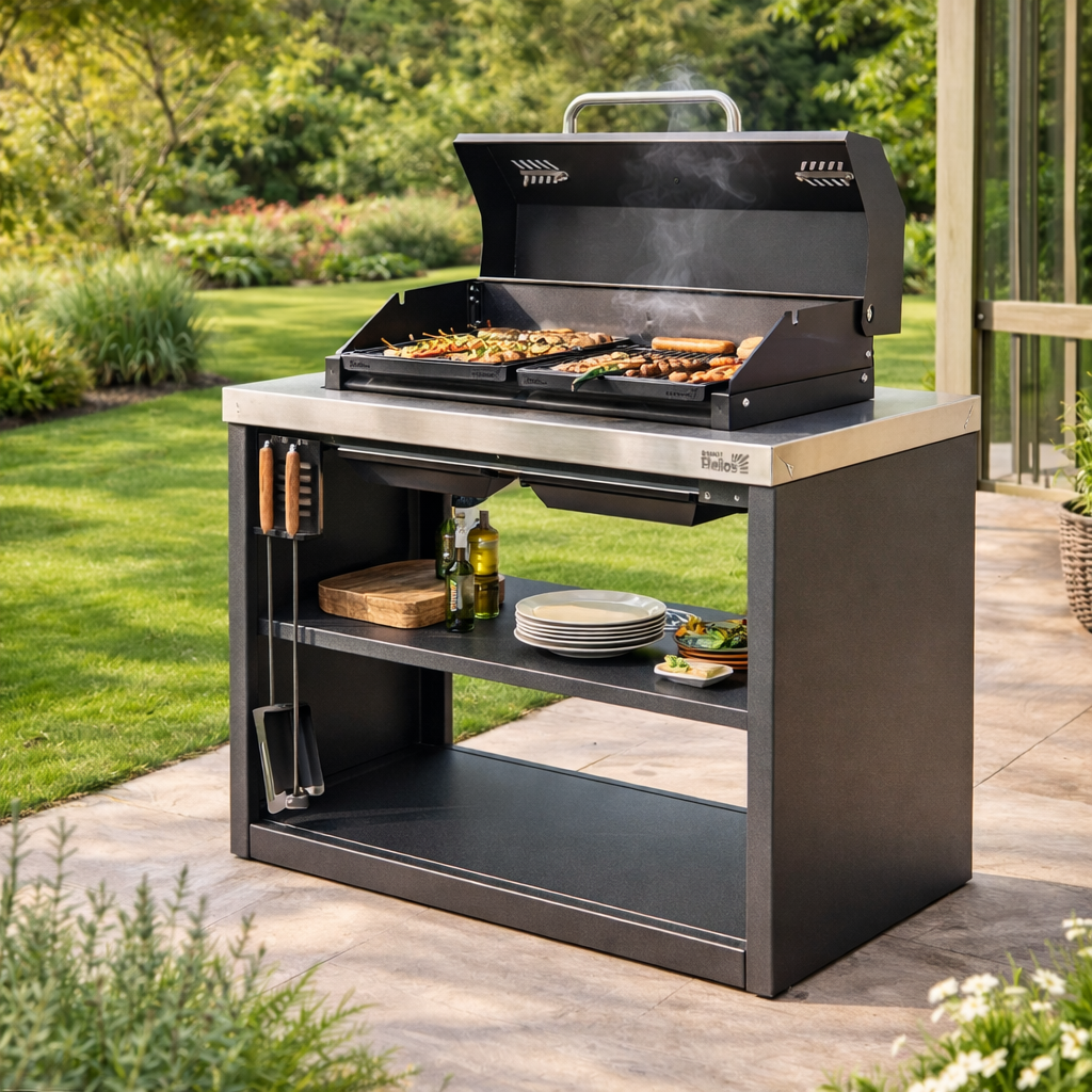 Модуль уличной кухни SMART-1200 Мангал-термо Helios