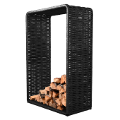 Дровник DeckWOOD прямоугольный 1010х510х1520 мм (черный)