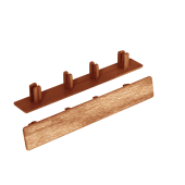 Заглушки торцевые для доски DeckWOOD (коричневый)