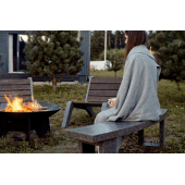 Скамья бетонная полукруглая