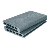 DeckWOOD 3D Ступень Premium NEW 165х24 мм (серый, 3м)