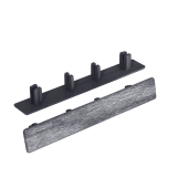 Заглушки торцевые для доски DeckWOOD (антрацит)