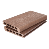 DeckWOOD 3D Ступень Premium NEW 165х24 мм (коричневый, 3м)