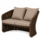 Диван Кантри двойной DeckWOOD (коричневый)