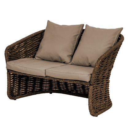 Диван Кантри двойной DeckWOOD (коричневый)