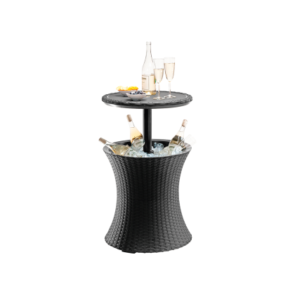 COOL BAR RATTAN, столик пластиковый (графит)