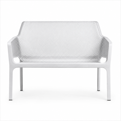NET BENCH, скамья пластиковая (bianco/белый)