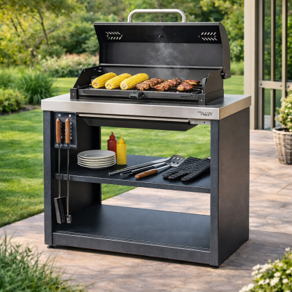 Модуль уличной кухни SMART-900 Мангал-термо Helios