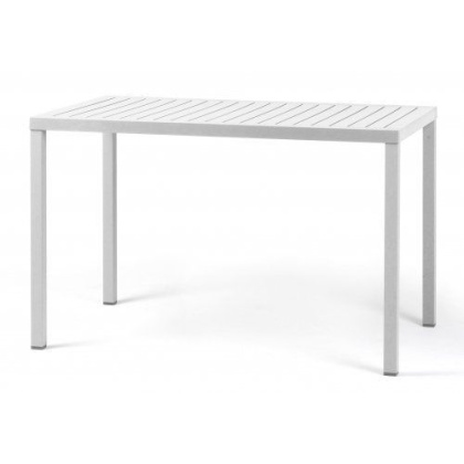 Cube, стол пластиковый обеденный 140x80 см (bianco/белый)