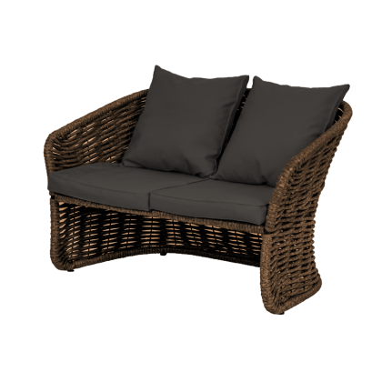 Диван Кантри двойной DeckWOOD (коричневый)