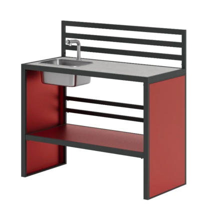 Кухня EMOLUMENTUM KITCHEN.MODEL 01 (красный)