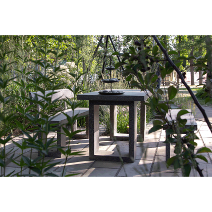 Скамья бетонная прямоугольная (SKM150)