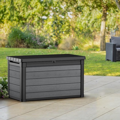 Емкость д\хранения (сундук) Cortina box 380L ( графит) (17212402) (графит)
