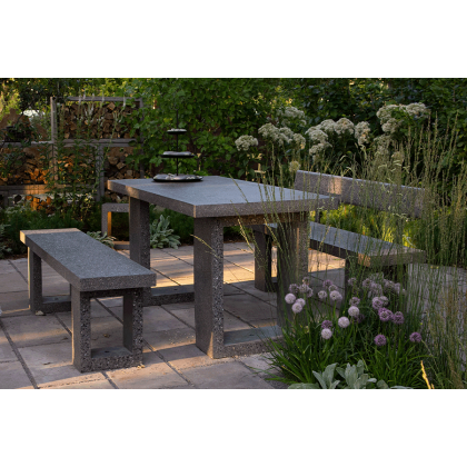 Скамья бетонная прямоугольная (SKM150)