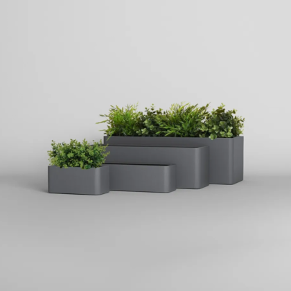 Кашпо CONCRETIKA БАЛКОНЕРА 40x22x18 (МАРЕНГО)