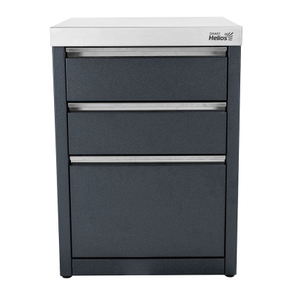 Модуль уличной кухни SMART-600 Стол с тремя ящиками Helios