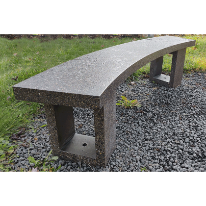 Скамья бетонная полукруглая (SKM180)