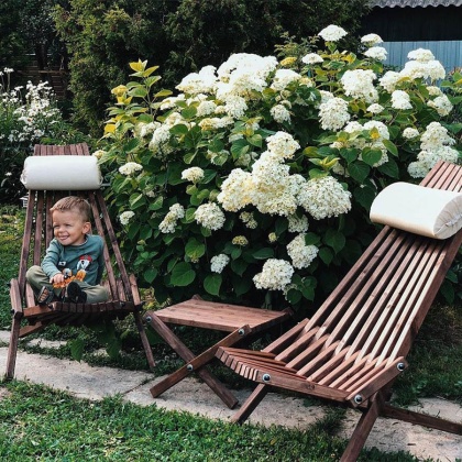 Набор деревянной мебели RELAX, 2 кресла + столик