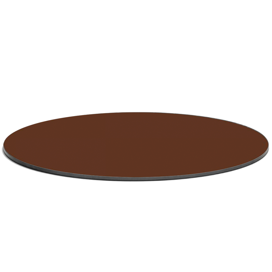 PIANO LAMINATO, столешница HPL, круглая Ø80 (caffe/коричневый)