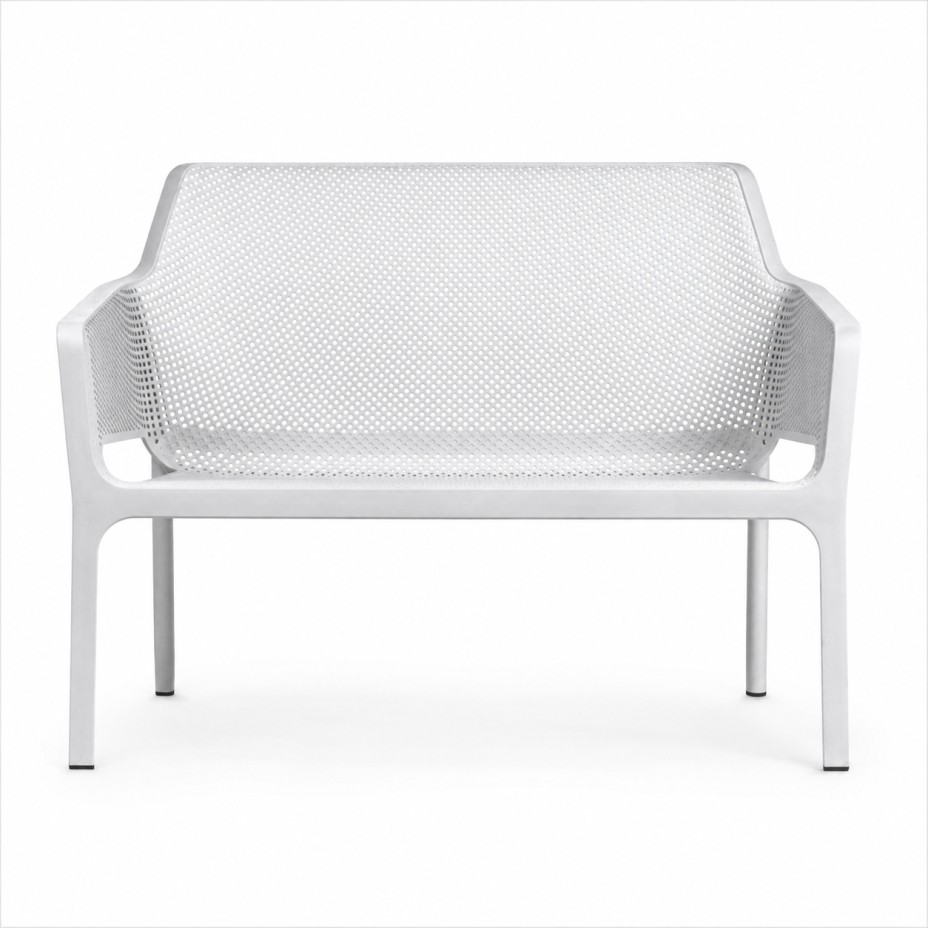 NET BENCH, скамья пластиковая (bianco/белый)
