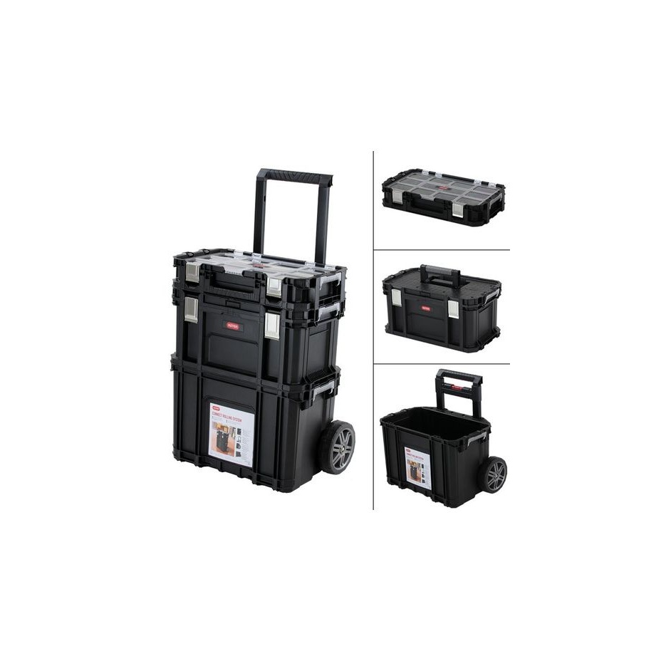 Connect Rolling System, набор ящиков для инструментов