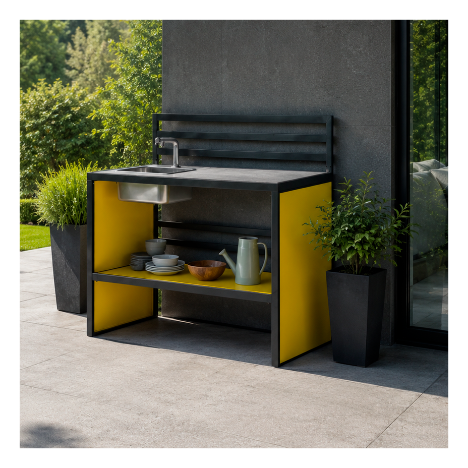 Кухня EMOLUMENTUM KITCHEN.MODEL 01 (желтый)