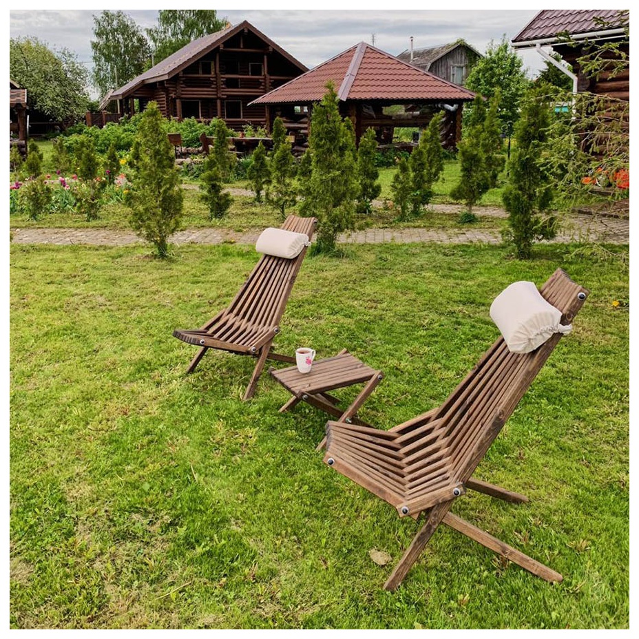 Набор деревянной мебели RELAX, 2 кресла + столик