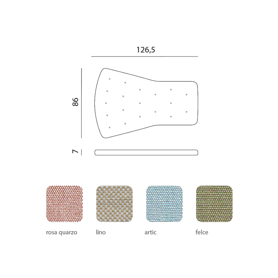 CUSCINO FOLIO COMFORT, подушка для кресла (lino/лён)