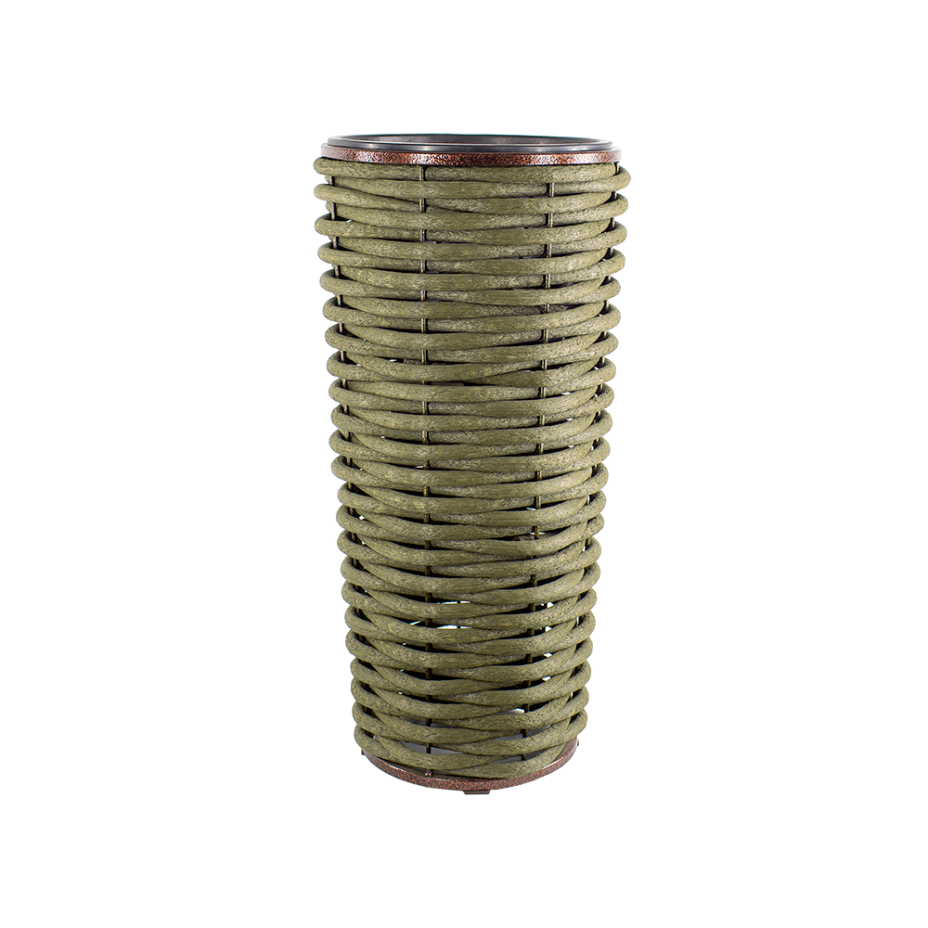 Вазон высокий DeckWOOD 810x400 (темно-зеленый)